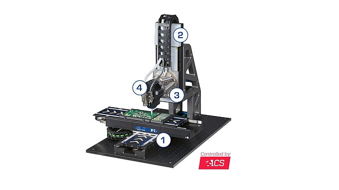 Tactile and Optical Testing of Electronic Devices