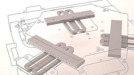 [Translate to Italian:] Operating Principle: Six Planar Coils and Halbach Arrays