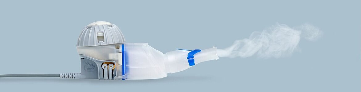 Generazione di aerosol con un nebulizzatore eFlow® Technology (Immagine: PARI Pharma GmbH)