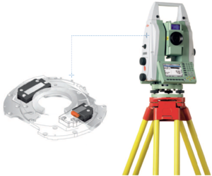 PILine® motors automate angle and distance measurement of this Leica total station (Image: Leica Geosystems)